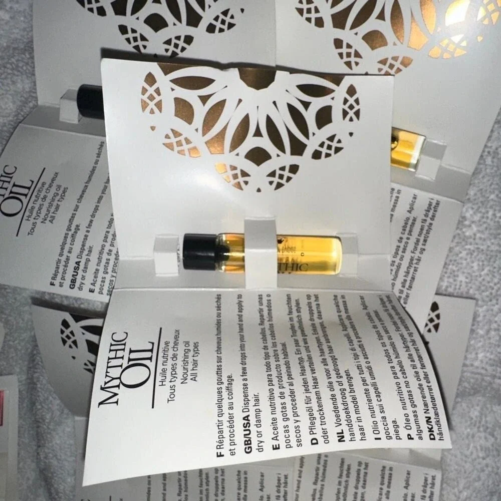 L'Oreal Professionnel Mythic Oil Nourishing Hair Oil sample Vials‎ travel